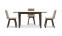 Стол деревянный со стеклянной столешницей Jimy 110 Natisa TL 1421 - 1