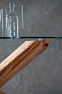 Стол деревянный со стеклом TRAVO SEDIT D120 - 2