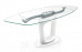 Стол металлический со стеклом Orbital CS 4064 Calligaris